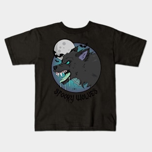 Spooky Wolves Kids T-Shirt